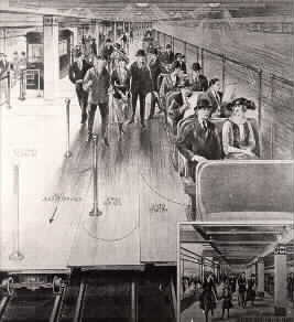 Moving platform proposed for New York 1923